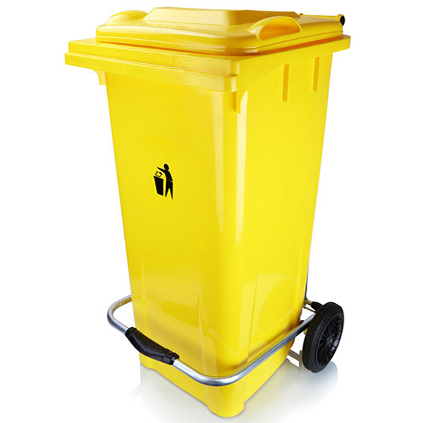 سطل زباله 240 لیتری پدالدار